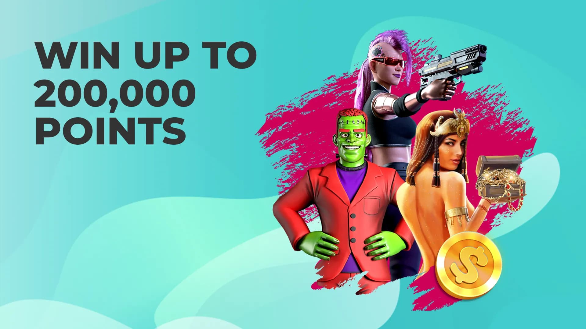 SlotsLV Scratch card: Match & Win up to 200K Points