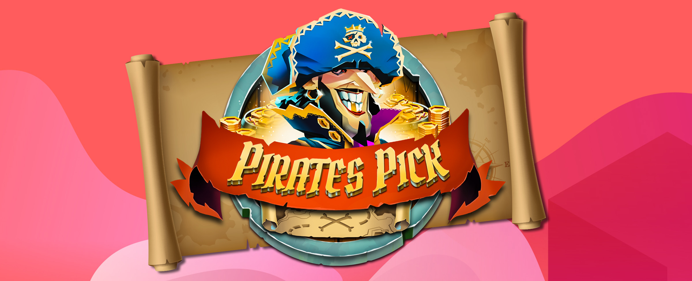 Pirate’s Pick online slot logo at SlotsLV.